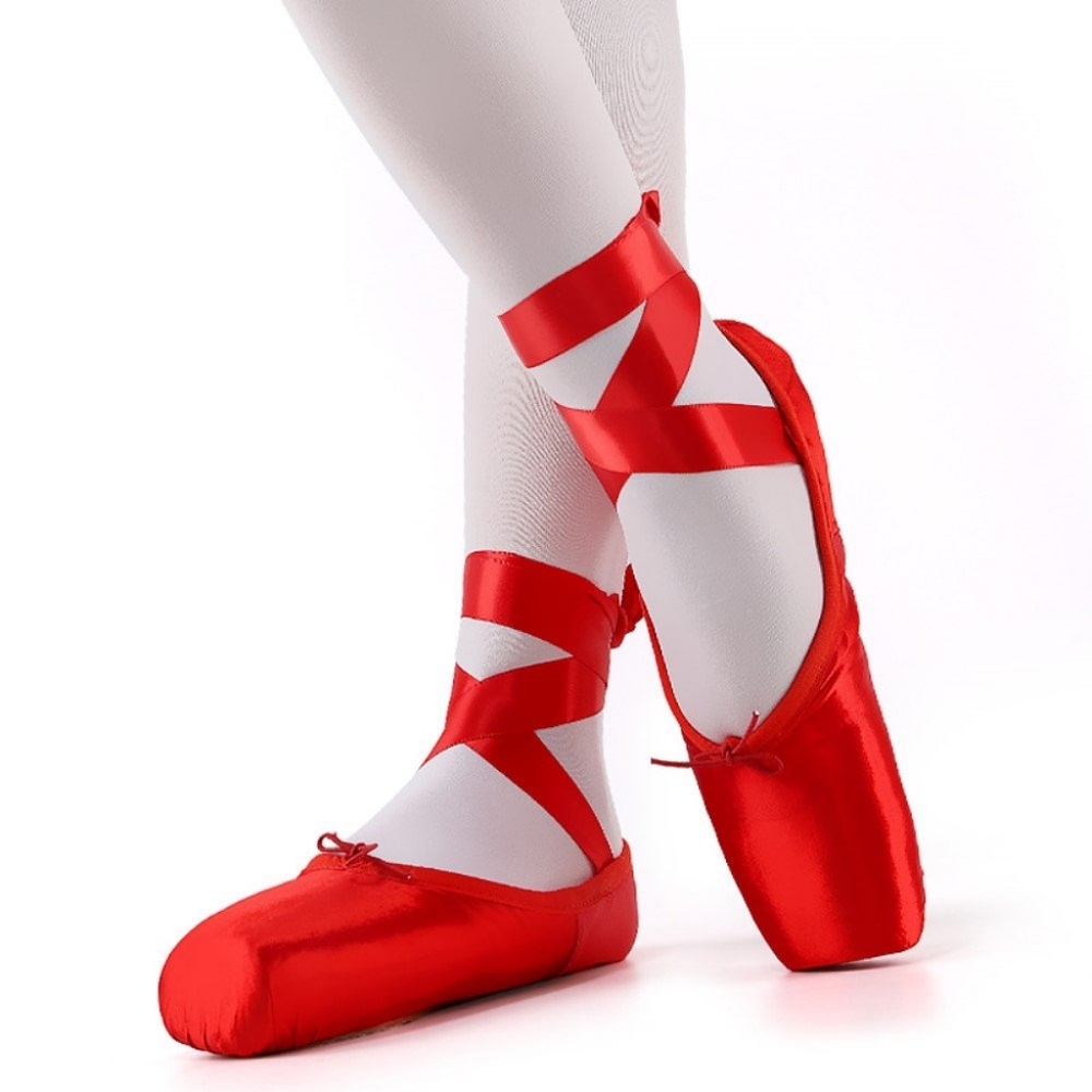 Red ballet shoes 🩰